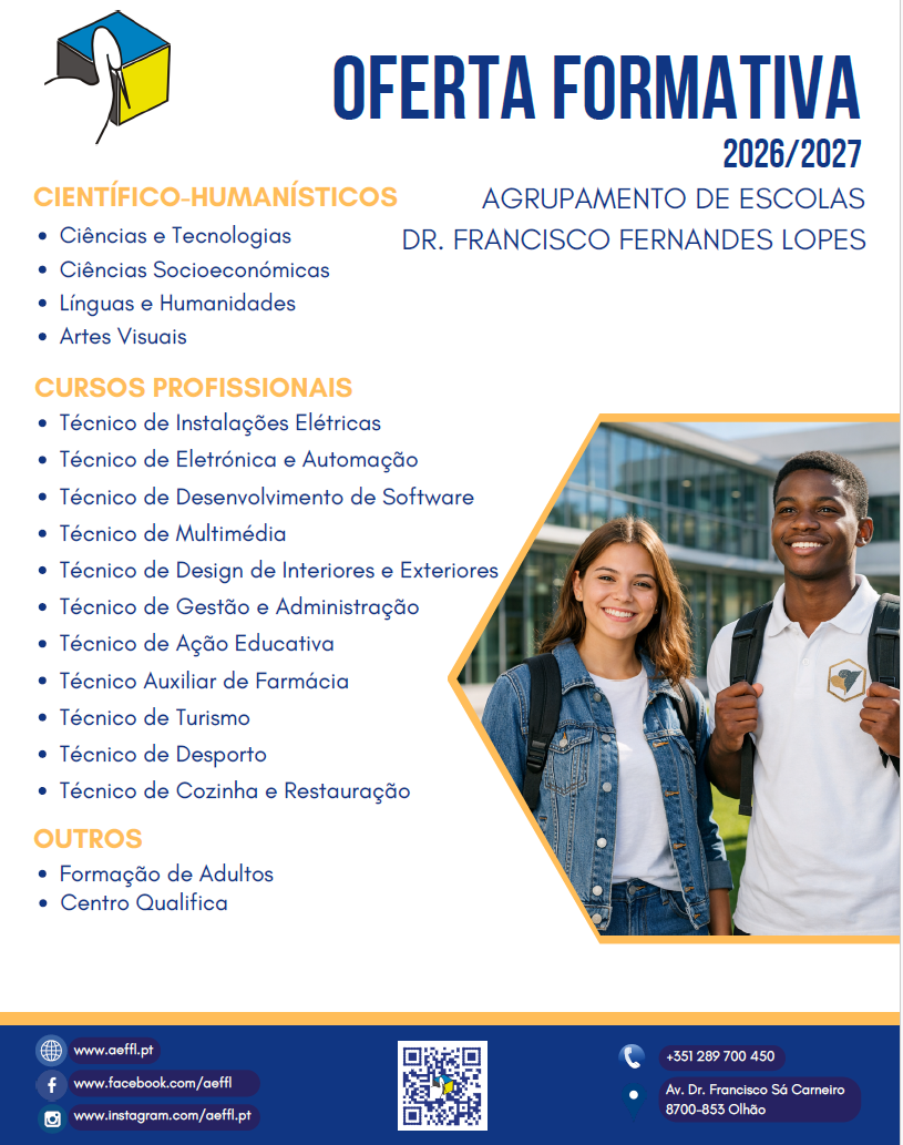 Cartaz Oferta Formativa 25 26