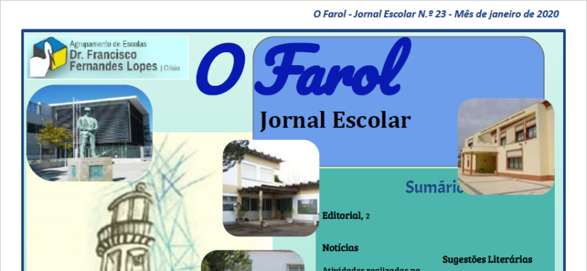 Jornal Escolar - O Farol #23 (janeiro/2020)
